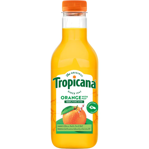Pressed Orange With Pulp Juice
