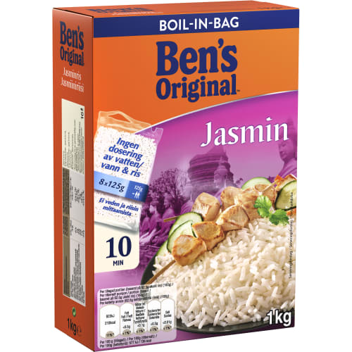 Jasminris Boil-in-bag 8x125g