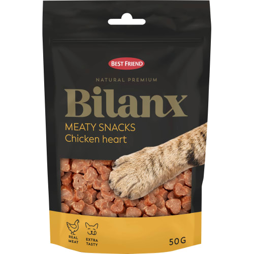Chicken Heart Crunchy Snack Bilanx Kattgodis