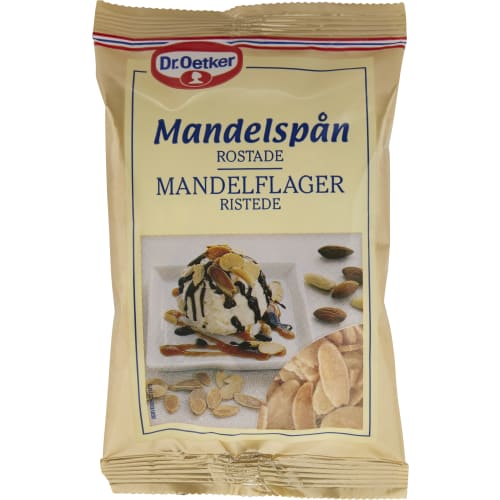 Mandelspån Rostade
