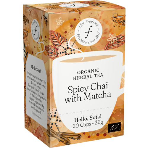 Hello, Sofa! Spicy Chai & Matcha Herbal Tea