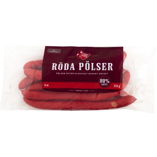 Hot Dog Pölser Röda
