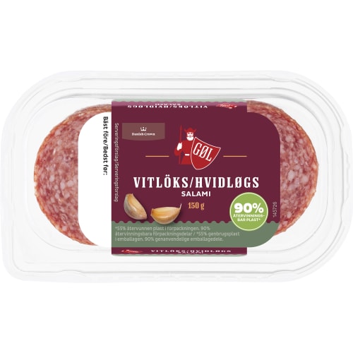 Vitlökssalami Skivad