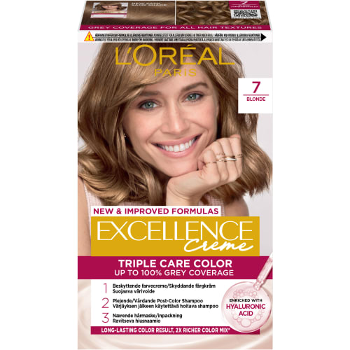 Excellence 7 Blonde Permanent Hårfärg
