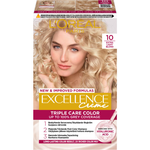 Excellence 10 Extra Light Blonde Permanent Hårfärg