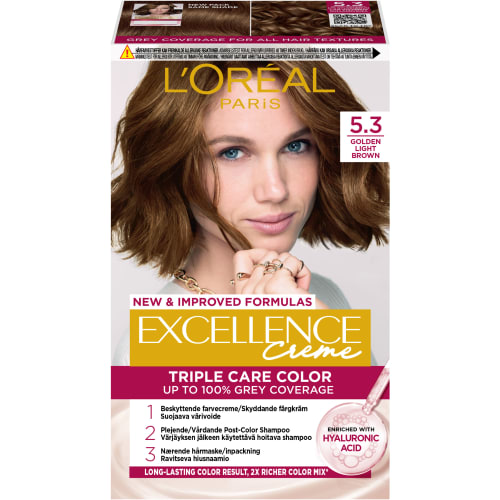 Excellence 5.3 Golden Light Brown Permanent Hårfärg
