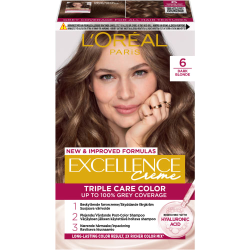 Excellence 6 Dark Blonde Permanent Hårfärg