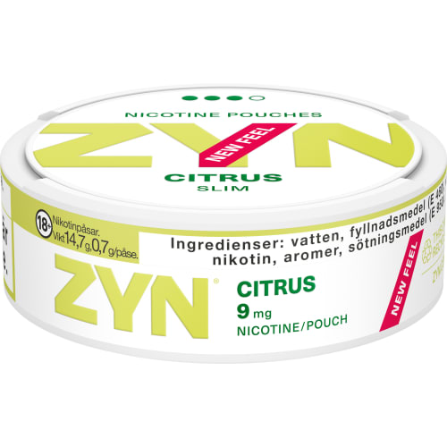 Zyn Slim Citrus Tobaksfritt Snus