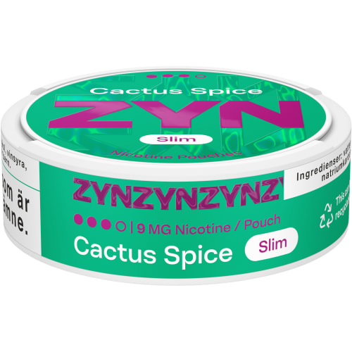 Zyn Cactus Spice Slim S3 Tobaksfritt Snus