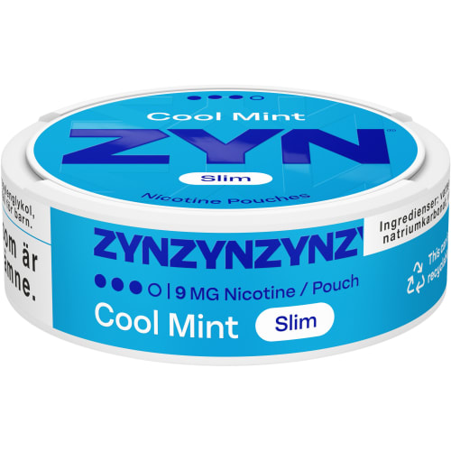 Zyn Cool Mint Slim Tobaksfritt Snus