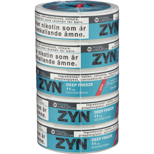 Zyn Deep Freeze Ex Str Tobaksfritt Snus