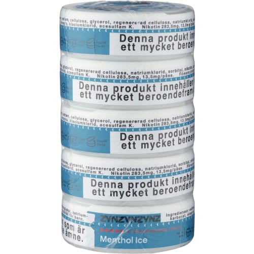 Zyn Menthol Ice Slim Tobaksfritt Snus