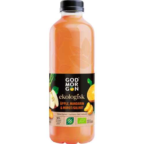 Äpple Mandarin Morot Gulrot Juice Eko