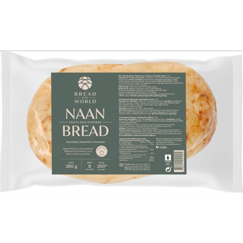Bread Of The W Naanbröd Naturell