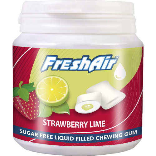 Strawberry Lime Tuggummi Sugar Free