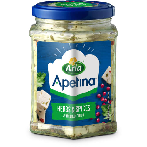 Herbs & Spices White Cheese In Oil Tärnad 21%