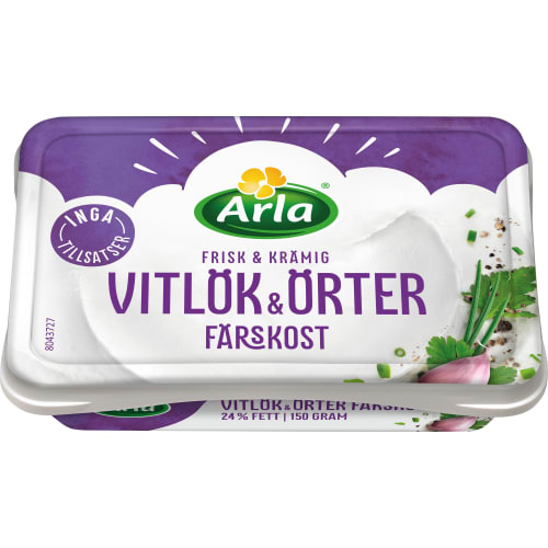 Vitlök&örter Färskost 24%