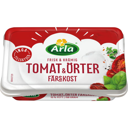 Tomat&örter Färskost 15%