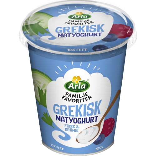 Arla Grekisk Matyoghurt 10% Familjefavoriter