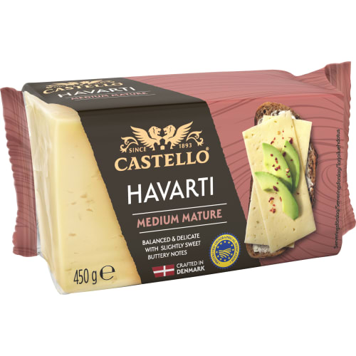 Havarti Medium Mature 26%