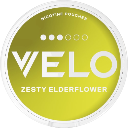 Velo Zesty Elderflowe Str Tobaksfritt Snus