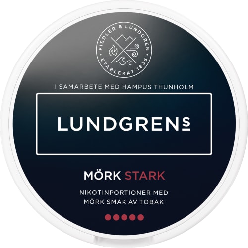 Lundgrens Mörk Stark Portionssnus