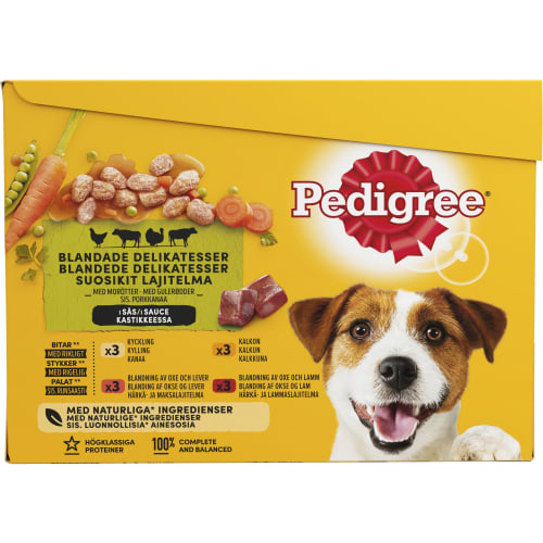Delikatesser i Sås Adult Hundmat 12x100g