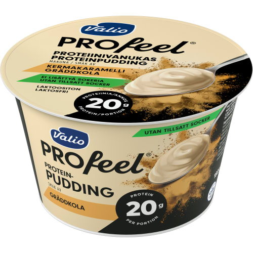 Gräddkola Proteinpudding Laktosfri