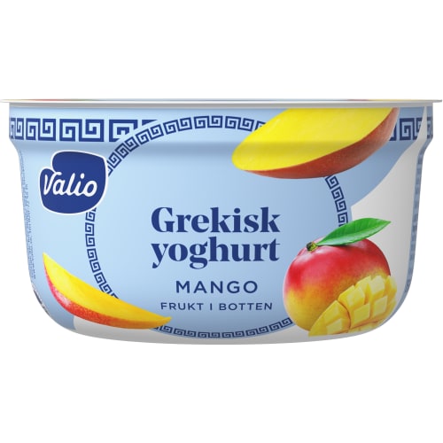 Mango Frukt i Botten Grekisk Yoghurt