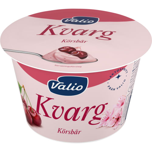 Körsbär Kvarg Laktosfri 7%