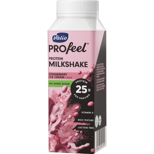 Profeel Strawberry Ice Cream Shake Lactose Free