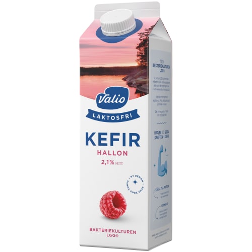 Hallon Kefir Laktosfri 2,1%