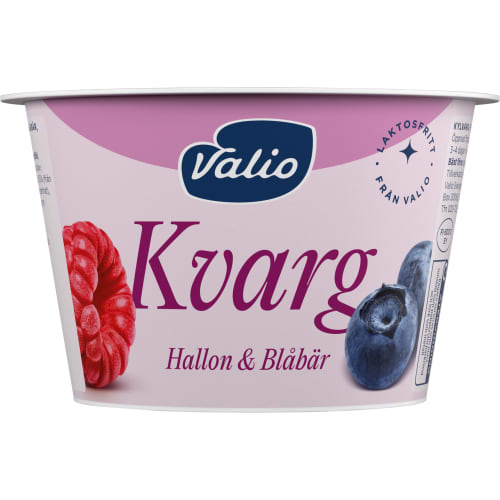 Hallon Blåbär Kvarg Laktosfri 7%