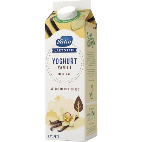 Vaniljyoghurt Laktosfri 2,1%