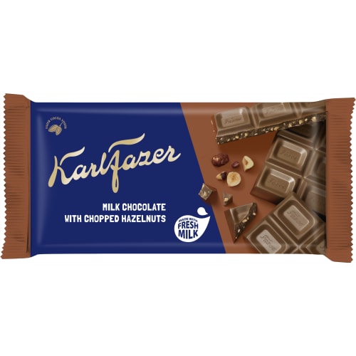 Hazelnut Hackad Karl Fazer Chokladkaka