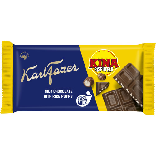 Kina Rispuffar Karl Fazer Chokladkaka