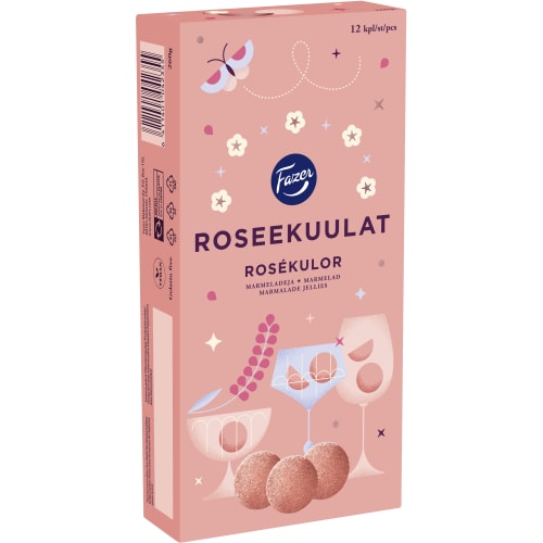Marmeladkulor Rosékulor 12st