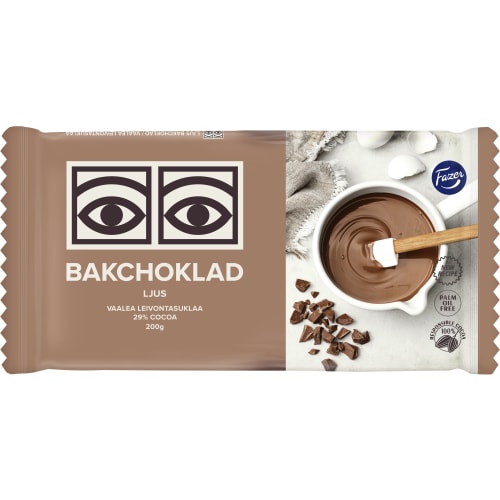 Bakchoklad Ögon / Ljus 29% Cocoa
