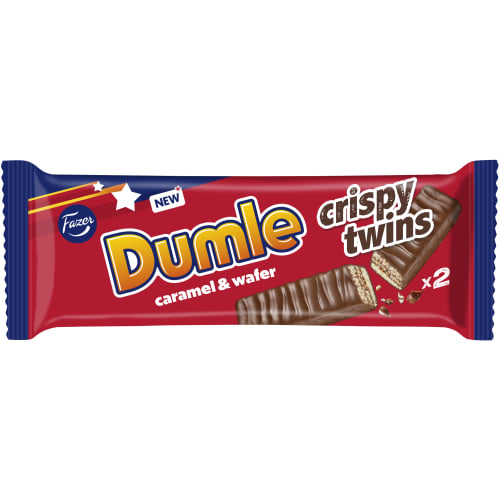 Crispy Twins Dumle Caramel & Wafer 2st