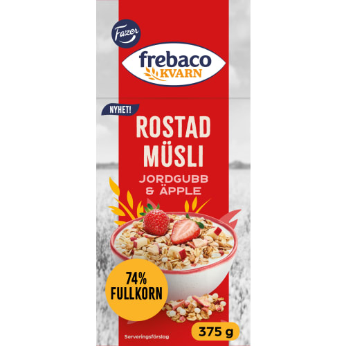Jordgubb/äpple Rostad Müsli