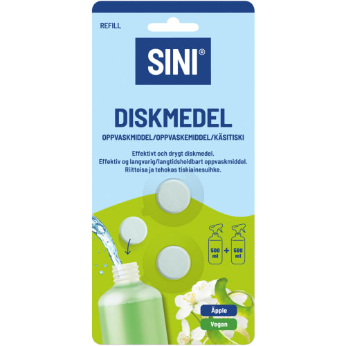 Diskmedel Refill Rengöringstablett