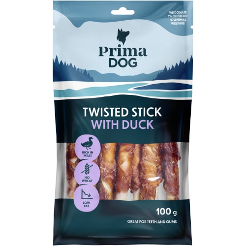 Twisted Stick Duck Tuggpinnar Hundgodis 11-pack
