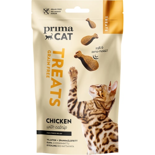 Chicken With Catnip Treats Kattgodis