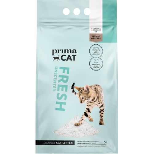 Unscented Fresh Kattsand Vit