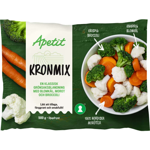 Kronmix Grönsaksblandning Fryst