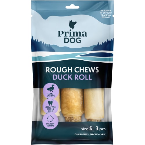 Rough Chews S Duck Roll Tuggpinn Hundgodis 3-pack