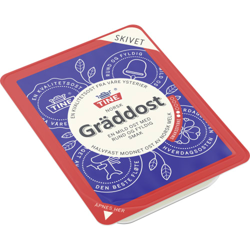 Norsk Gräddost Skivad 38%