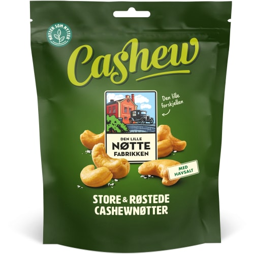 Cashewnötter Stora Rostade med Havssalt