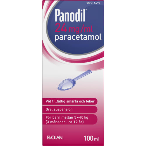 Panodil 24mg/ml Oral Suspension