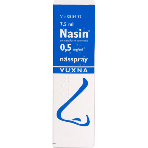 Nasin Nässpray 0.5mg/ml För Vuxna
